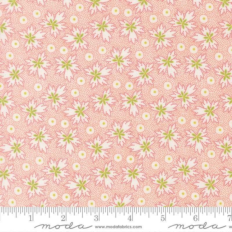 Summers End Geranium Leaves Cloud Yardage by Fig Tree & Co for Moda Fabrics | 35432 11