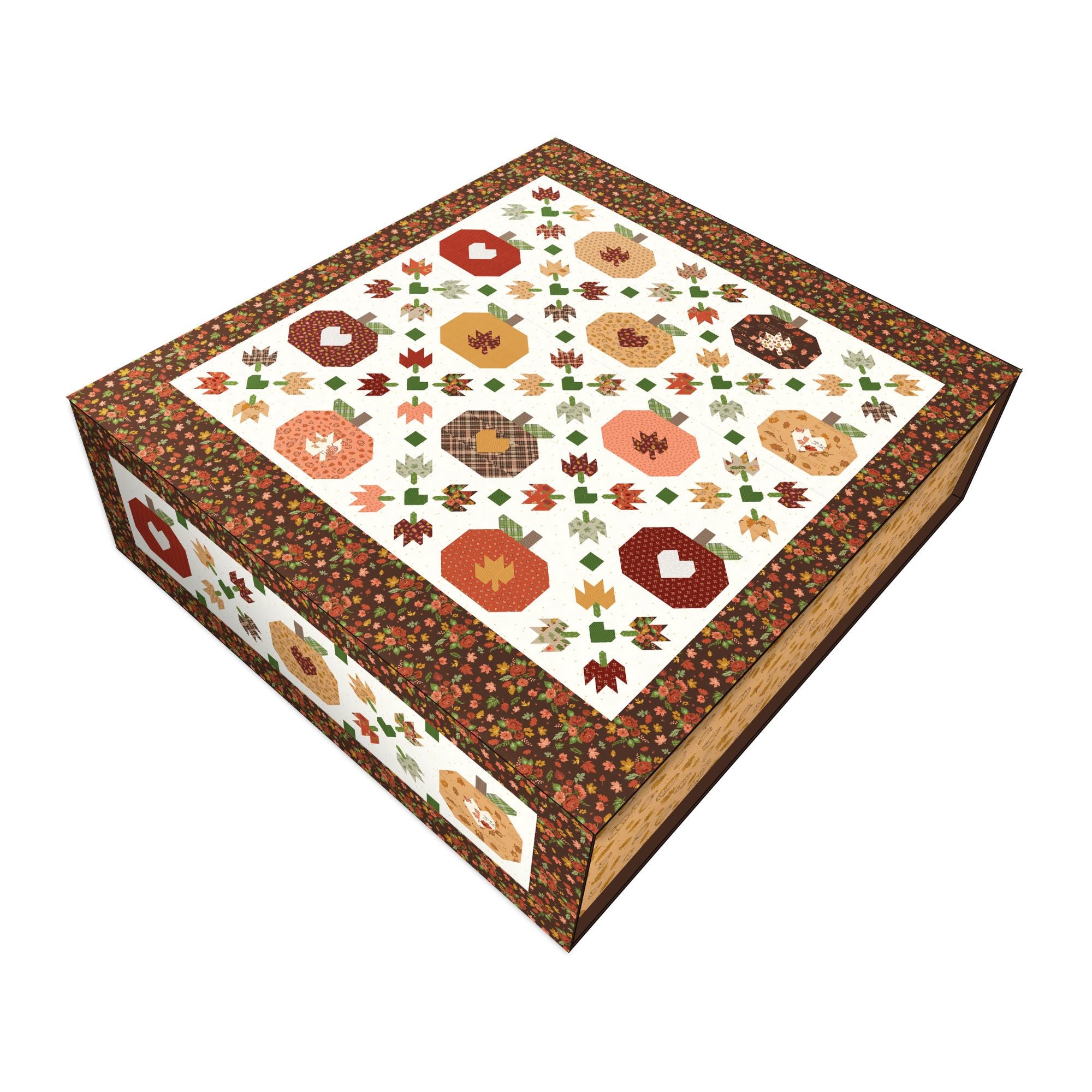 PRESALE Cozy Autumn Quilt Kit Boxed With Cozy Autumn by Beverly McCullough for Riley Blake Designs | KT-17870