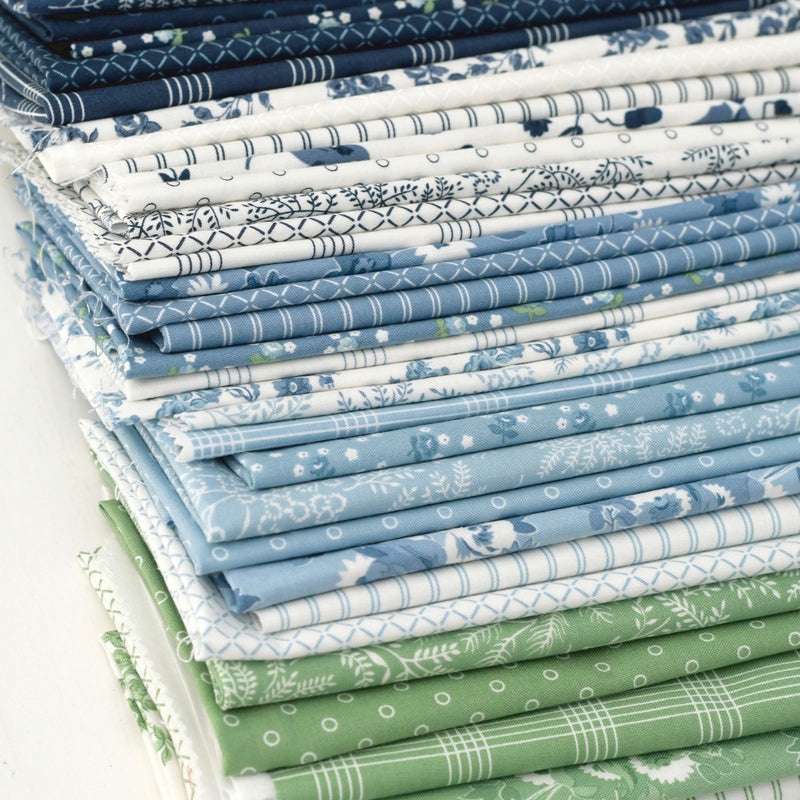 Nantucket Summer Mini Charm by Camille Roskelley for Moda Fabrics | 42 Precut 2.5" Squares | 55260MC