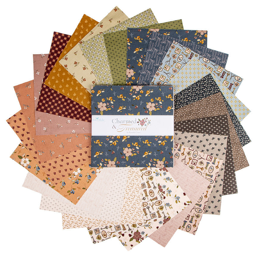 PRESALE Charmed & Treasured 10" Stacker by Kassidy Grace for Riley Blake Designs | 42 Pcs | 10-18160-42