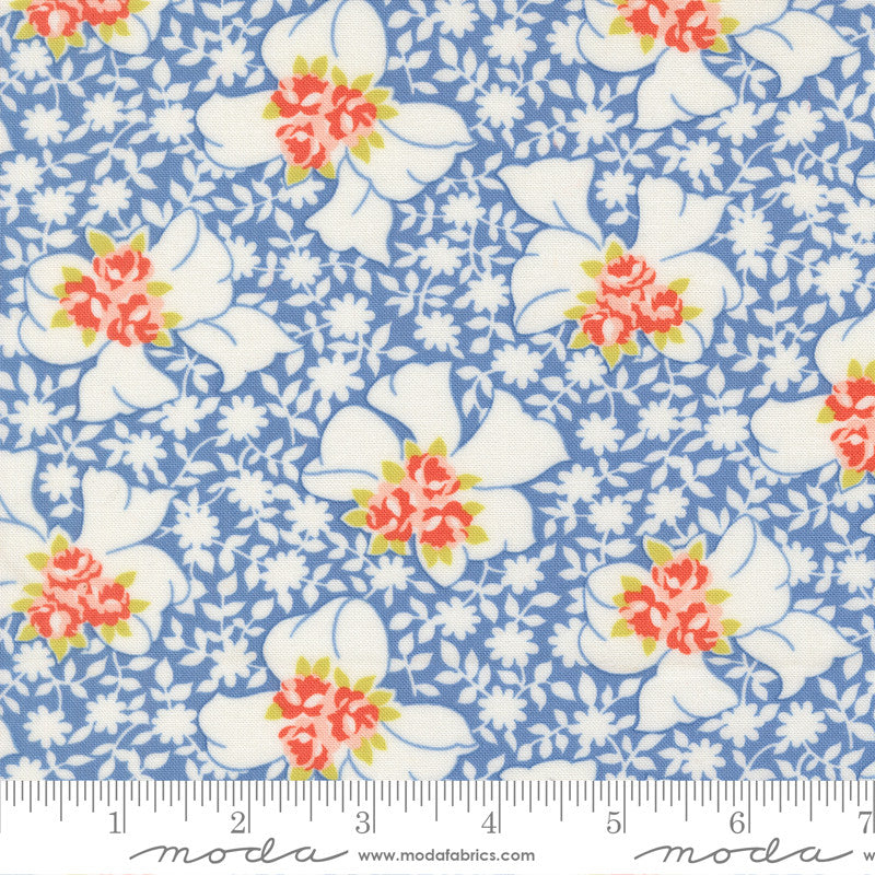 PRESALE Rosie Nanas Apron Blueberry Yardage by Fig Tree & Co for Moda Fabrics | 35421 18