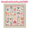 PRESALE Farmers Daughter Farm Fresh Sew Along Quilt Kit by Lori Holt of Bee in My Bonnet for Riley Blake Designs | KT-17162
