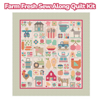 PRESALE Farmers Daughter Farm Fresh Sew Along Quilt Kit by Lori Holt of Bee in My Bonnet for Riley Blake Designs | KT-17162