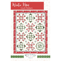 PRESALE Winter Kisses Custom Quilt Kit With Mistletoe & Holly by Beverly McCullough for Riley Blake Designs | Size 59" x 75"