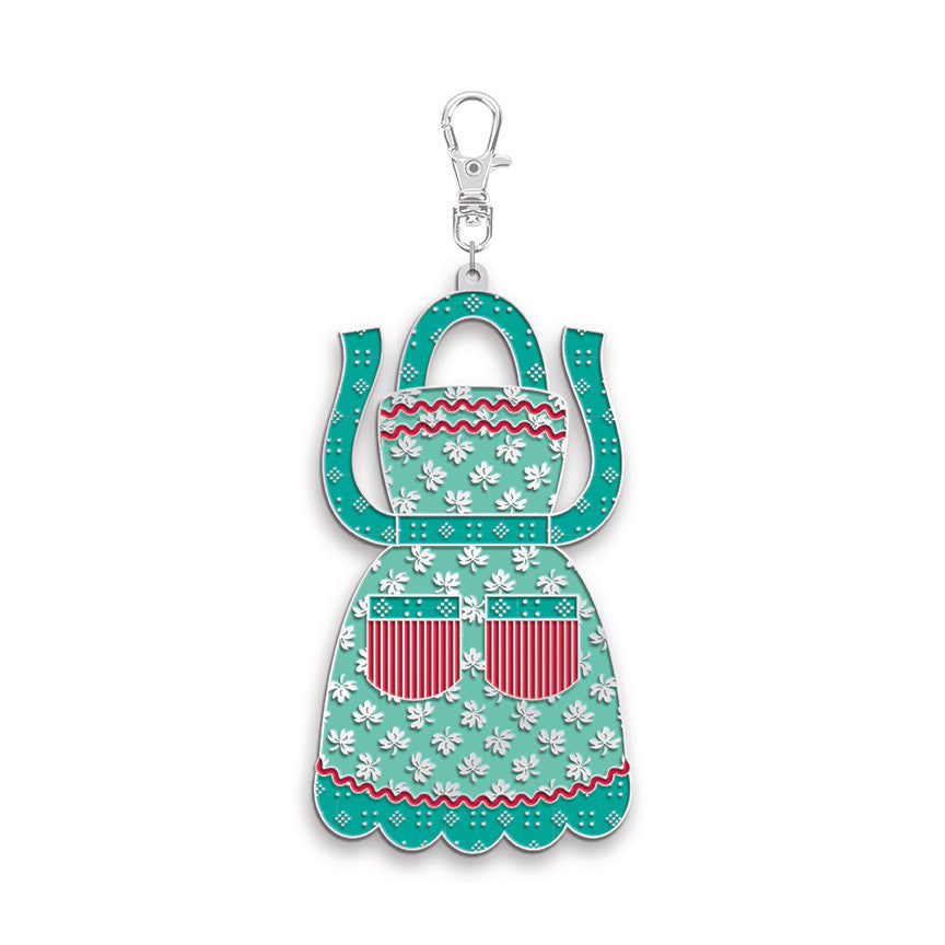 PRESALE Baked With Love Enamel Happy Charm Apron by Lori Holt of Bee in My Bonnet | ST-50228
