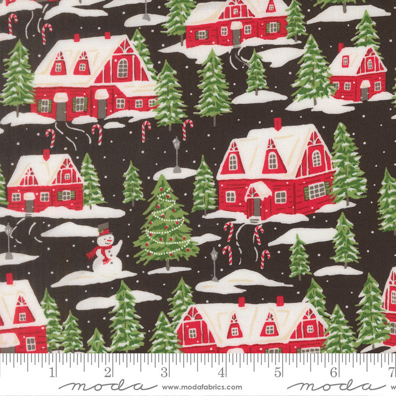 PRESALE Holiday Cheer Midnight Yardage by Stacy Iest Hsu for Moda Fabrics | 20972 20