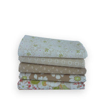 Fat Quarter Bundle Brown | Summers End Custom by Fig Tree & Co for Moda Fabrics | 5 FQs | Curated Bundle