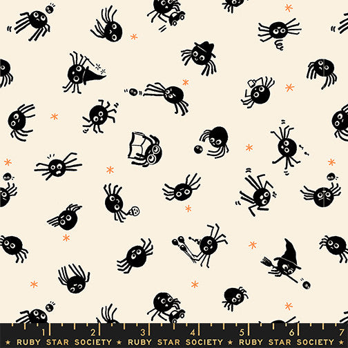 PRESALE Freaky Familiars Spider Sense Natural Yardage by Ruby Star Society | RS5191 11