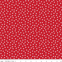 My Valentine Red Heart Toss Yardage by Echo Park Paper Co. for Riley Blake Designs | C14154-RED