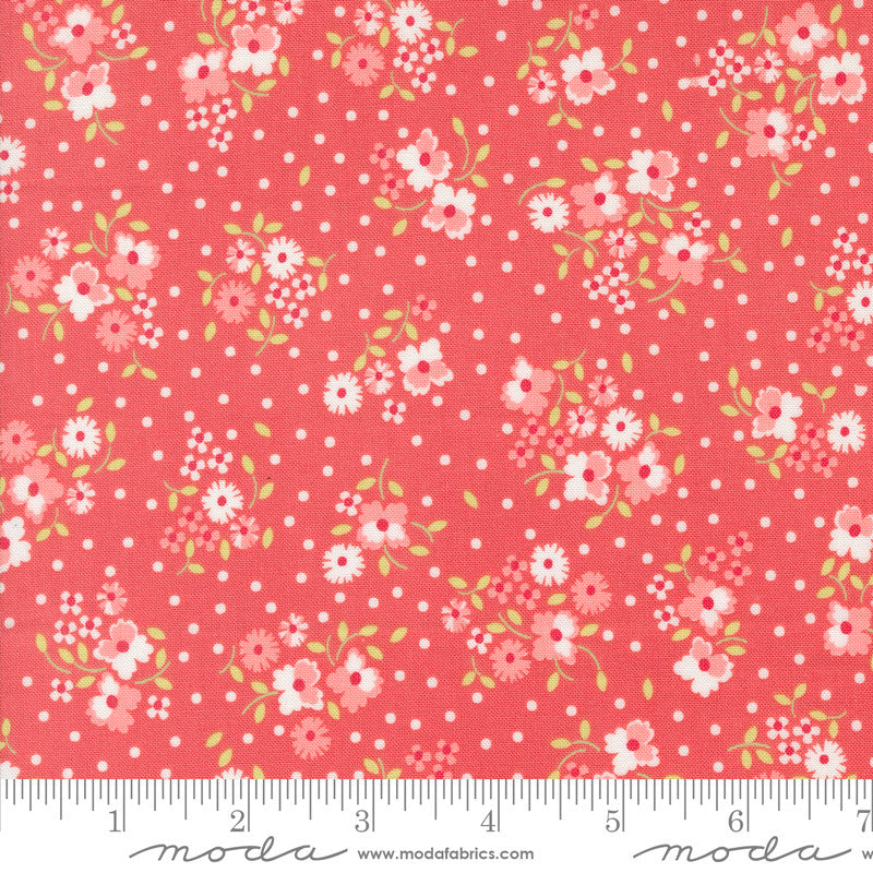 PRESALE Cali & Co Flower Dot Flamingo Yardage by Corey Yoder for Moda Fabrics | 29190 12