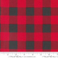 Starberry Red Charcoal Check Yardage by Corey Yoder for Moda Fabrics | 29185 22