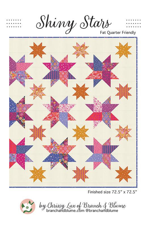 PRESALE Shiny Stars Quilt Pattern by Branch & Blume | BNB 2402