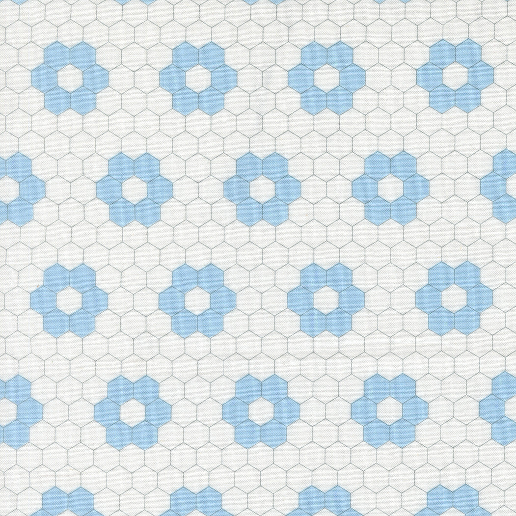 A Cat Named Stitch Cream Sky Yardage by Camille Roskelley for Moda Fabrics | 55343 22