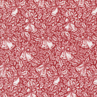 PRESALE Berry And Pine Bell Song Cranberry Yardage by Lella Boutique for Moda Fabrics | 5242 14