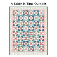 A Stitch in Time Custom Quilt Kit With Mary Catherine by Amy Smart for Riley Blake Designs | Quilt Size 63" x 80"