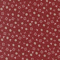 PRESALE Chilly Christmas Flowers Red Yardage by Sweetwater for Moda Fabrics | 55712 22