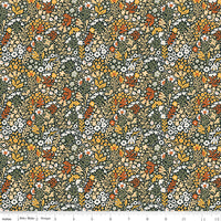 The Old Garden Chive Arthur Yardage by Danelys Sidron for Riley Blake Designs | C14233 CHIVE High Quality Quilting Cotton Fabric