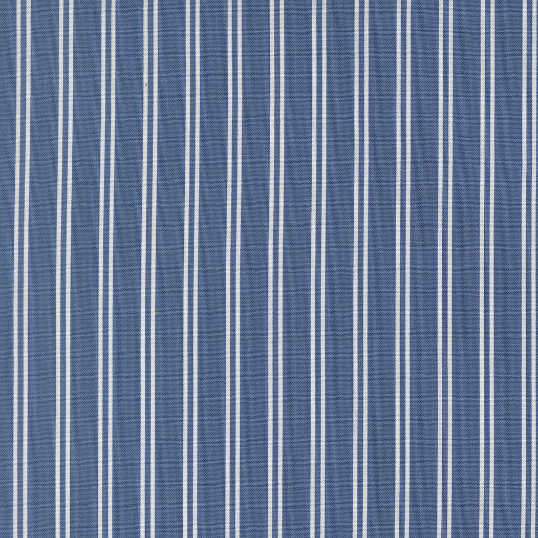 A Cat Named Stitch Stripe Sea Yardage by Camille Roskelley for Moda Fabrics | 55344 14