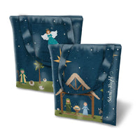 Silent Night Nativity Felt Panel by Jennifer Long for Riley Blake Designs | 100% Polyester 36" x 69" | FT13576-PANEL