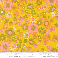 Happy Daze Petal Power Citrine Yardage by Chloe’s Closet for Moda Fabrics | 33841 15