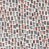 PRESALE Independence Day American Houses Vanilla Yardage by Sweetwater for Moda Fabrics | 55723 11