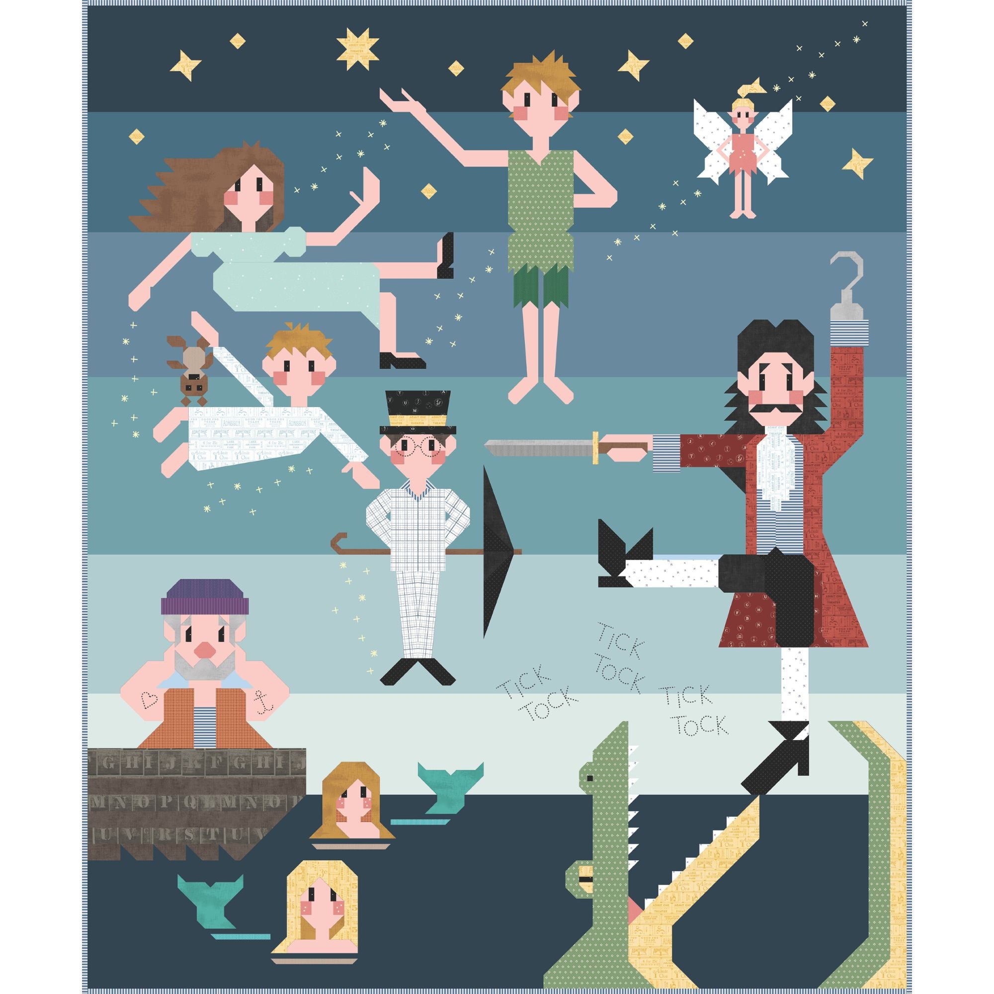 Second Star to the Right Dusk Sew Along Quilt Kit by Riley Blake Designs | KT-49000-DUSK