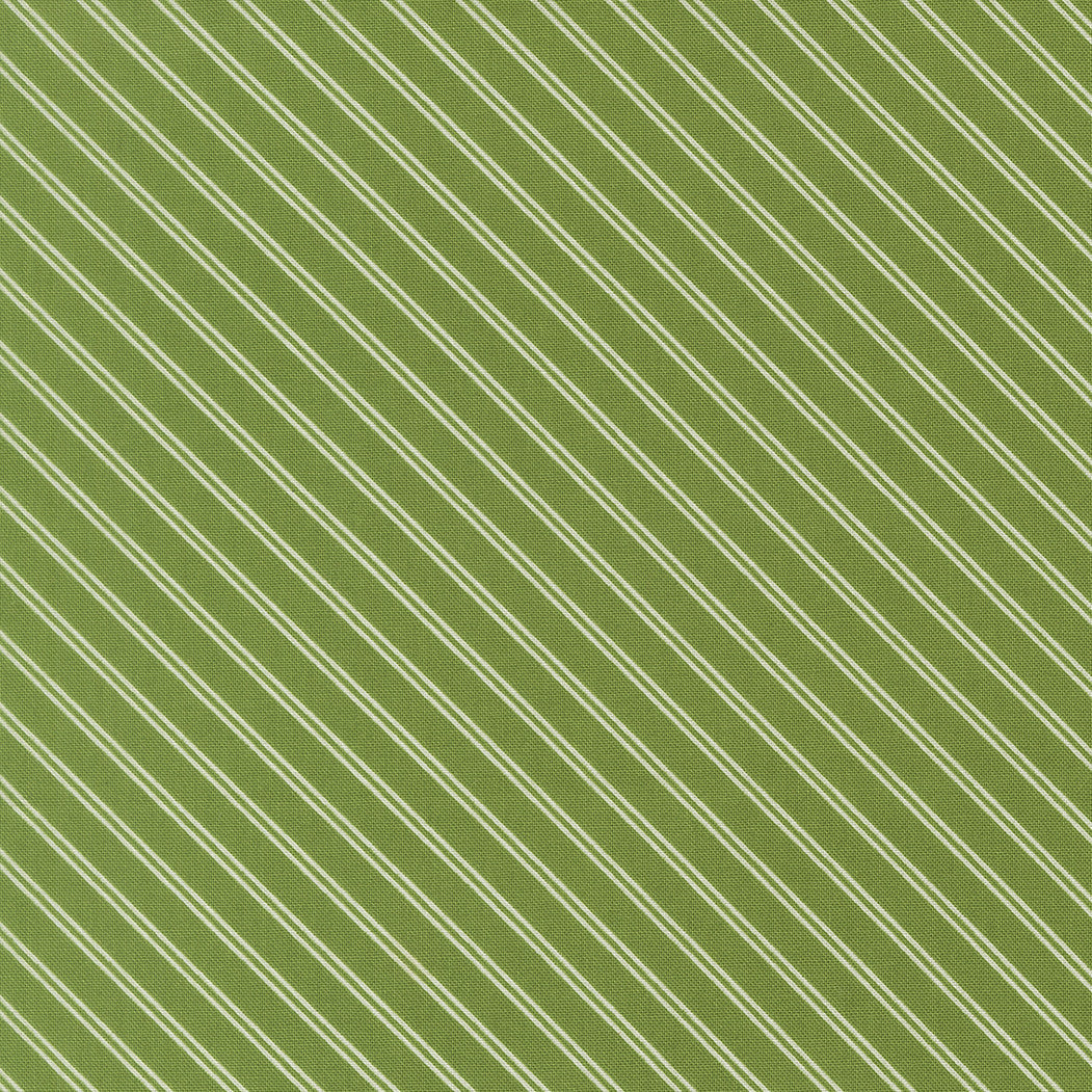 PRESALE Bloomsberry Stripe Green Yardage by Camille Roskelley for Moda Fabrics | 55355 15