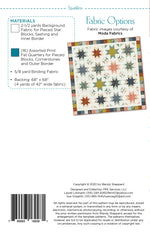 Sparklers Custom Quilt Kit by Wendy Sheppard Featuring Fragrant Fields by Lila Tueller for Riley Blake Designs Quilt Size 60" x 60"