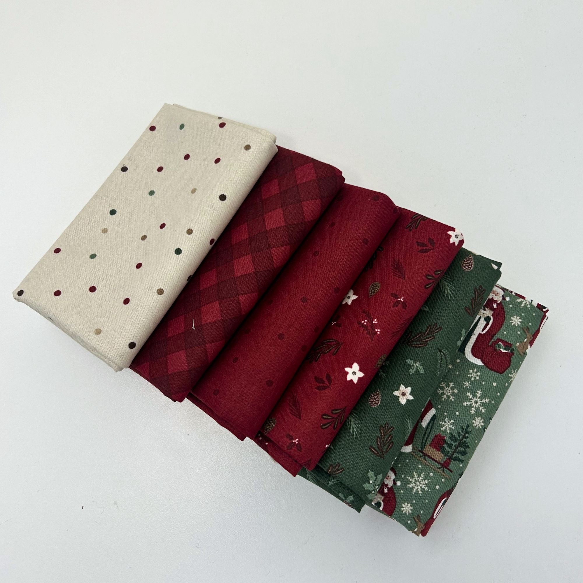 Christmas Time Custom Fat Quarter Bundle by Dani Mogstad for Riley Blake Designs | 6 FQs | Curated Bundle