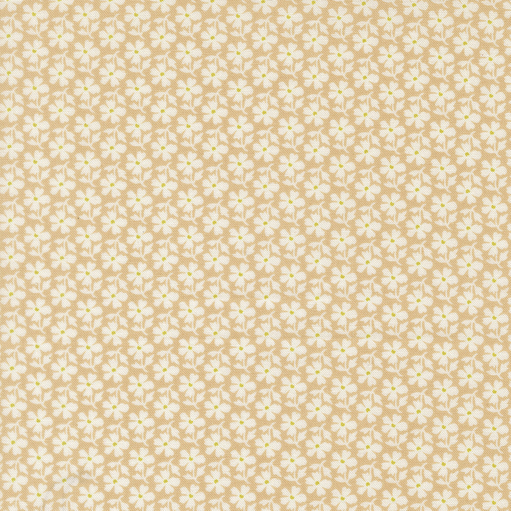 Summers End Daisies Almond Pie Yardage by Fig Tree & Co for Moda Fabrics | 35434 15