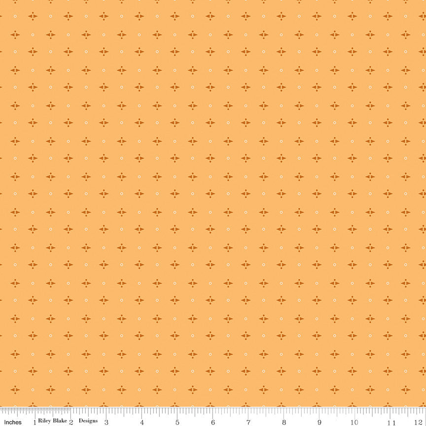 PRESALE Baked With Love Pie Marigold Yardage by Lori Holt of Bee in My Bonnet | C17794-MARIGOLD