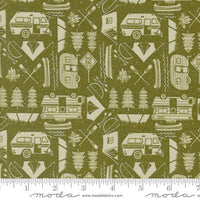 The Great Outdoors forest Open Road Yardage by Stacy Iest Hsu for Moda Fabrics | 20884 13