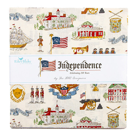 PRESALE Independence 10" Stacker by the RBD Designers for Riley Blake Designs | 42 Pcs | 10-17330-42