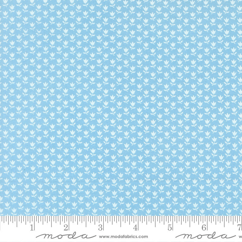 A Cat Named Stitch June Sky Yardage by Camille Roskelley for Moda Fabrics | 55347 12