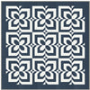 Kaleidoscope Custom Quilt Kit in Magic Dot Fabric by Lella Boutique | Navy Version | Size 70 1/2" x 70 1/2"