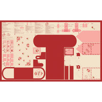 PRESALE Je T'aime Mailbox Panel Lace by Stacy Iest Hsu by Stacy Iest Hsu for Moda Fabrics | Panel Size 36" x 60 | 20999 11