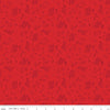 SALE! Peace on Earth Red Sprigs Yardage by My MInd's Eye for Riley Blake Designs |C13453 RED Fat Quarter