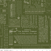 TYPE/ography Zucchini Yardage by Lori Holt of Bee in My Bonnet for Riley Blake Designs | C16850-ZUCCHINI