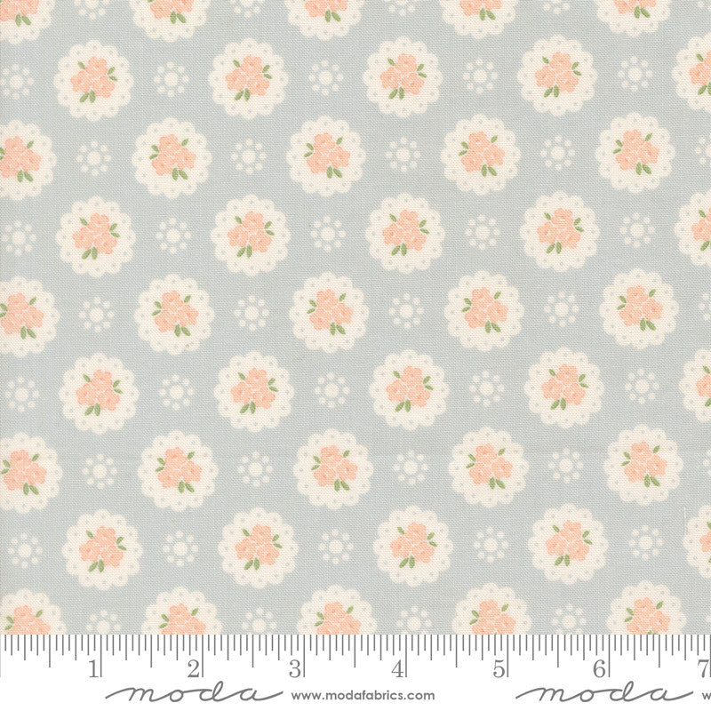 PRESALE Handmade Sweetness Doily Sky Yardage by Heather Briggs of My Sew Quilty Life for Moda Fabrics | 31792 22