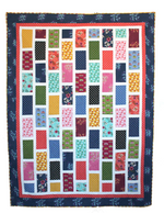 Brickyard Quilt Pattern by Amy Smart of Diary of a Quilter | Layer Cake Friendly