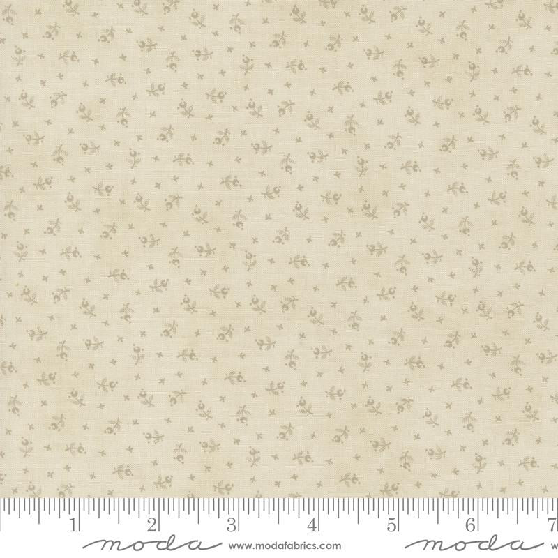 3 Sisters Favorites Vintage Linens Berry Toss Taupe Yardage for Moda Fabrics Vintage Floral Cotton Fabric | 44364 15