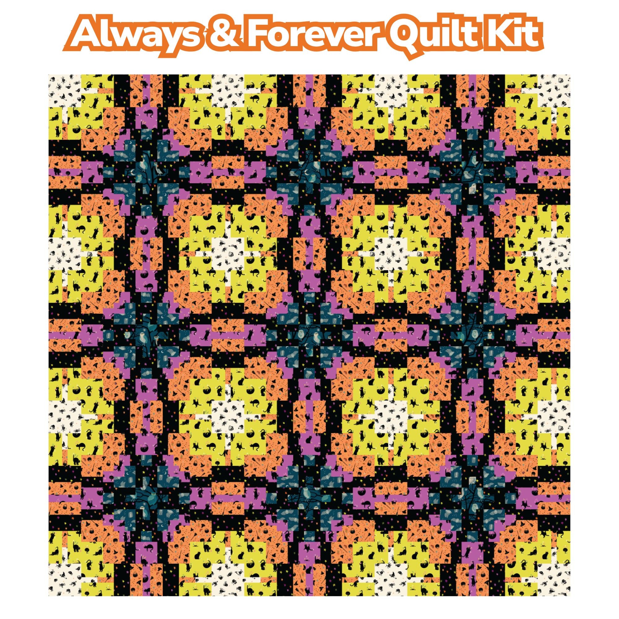 PRESALE Always & Forever Custom Quilt Kit With Freaky Familiars by Ruby Star Society| Quilt Size 72" x 72"