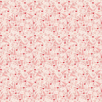 Letters to Cupid Ditsy Floral Cream Yardage by My Mind's Eye for Riley Blake Designs | C16984-CREAM