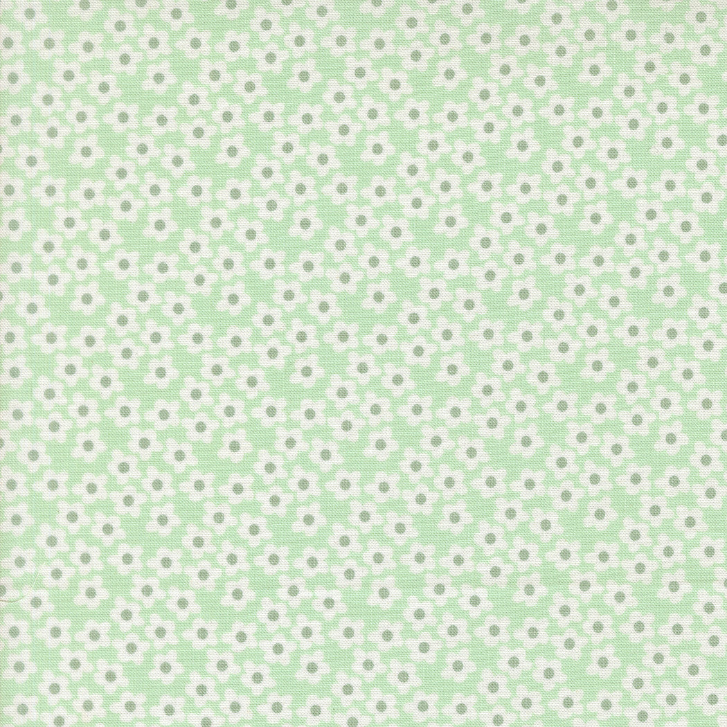 PRESALE Popcorn Popcorn Flowers Aqua Yardage by Elizabeth Hartman for Moda Fabrics | 51282 27