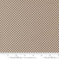 PRESALE Birch and Willow Gingham Stone Yardage by Sherri & Chelsi for Moda Fabrics | 37726 16