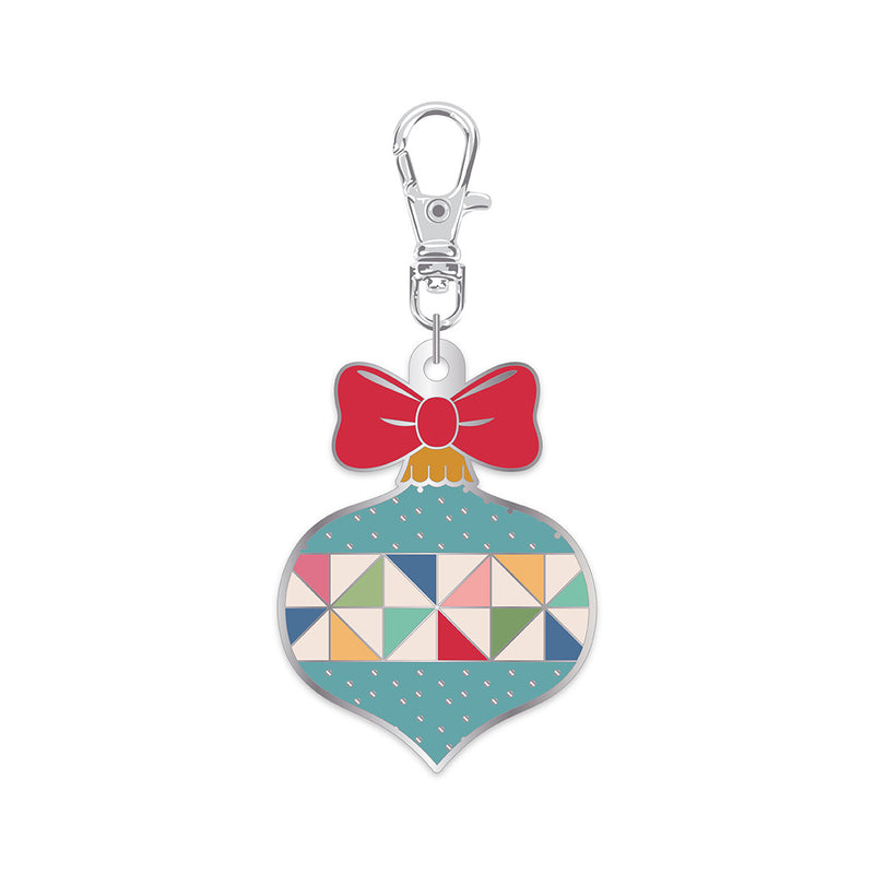 Lori Holt Enamel Happy Charm Ornament Charm Lori Holt of Bee in my Bonnet | ST-36031