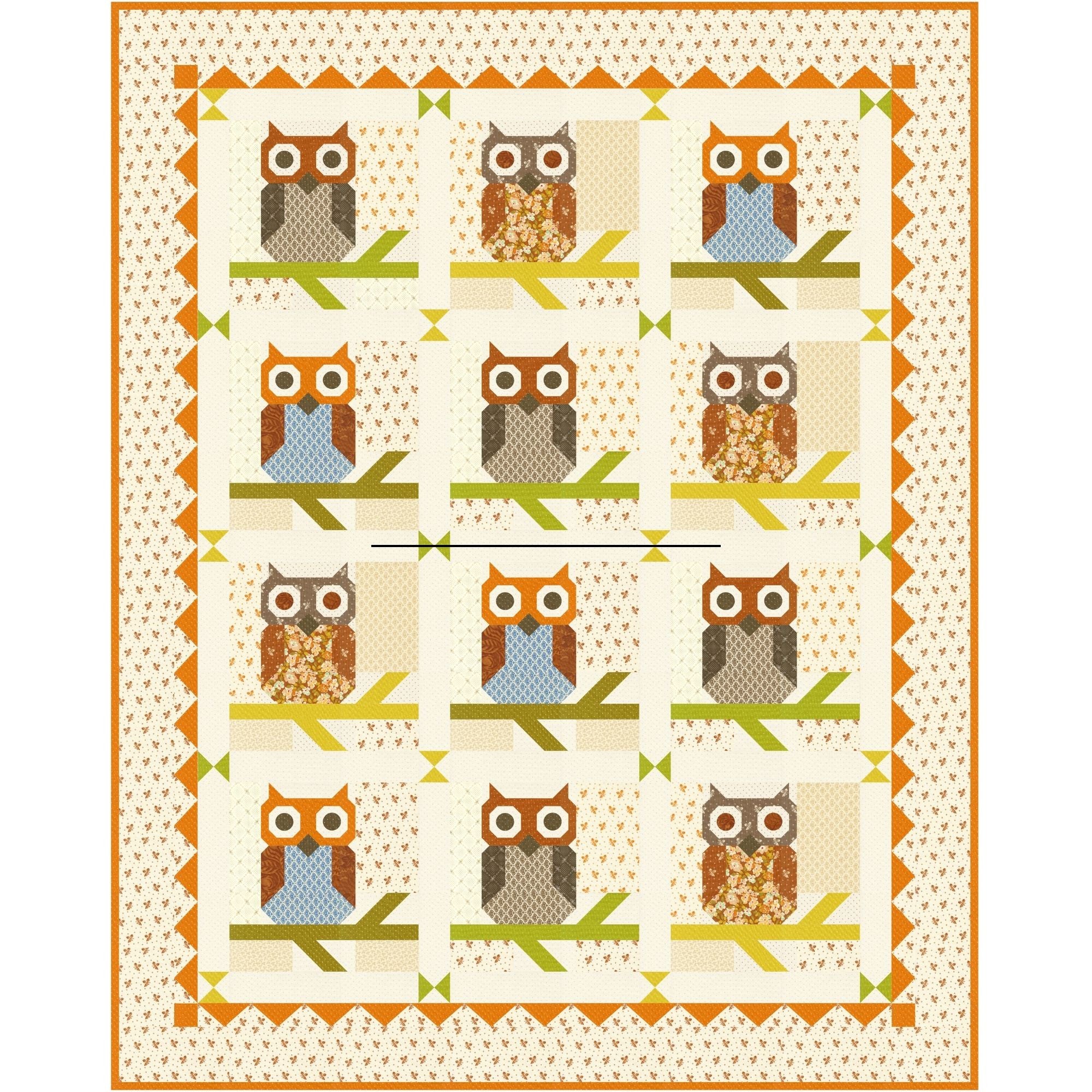 PRESALE Olivander Custom Quilt Kit | Butternut and Sage by Fig Tree & Co for Moda Fabrics | Quilt Size 52 1/2” x 67 1/2”