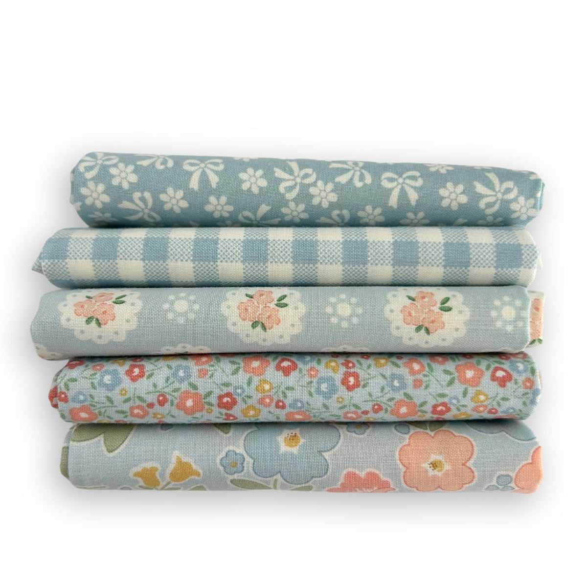 Fat Quarter Bundle | Handmade Sweetness by Heather Briggs of My Sew Quilty Life | 5 Fat Quarters | Curated Bundle