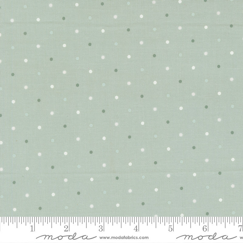 PRESALE True Love Magic Dot Robins Egg Yardage by Lella Boutique for Moda Fabrics | 5230 64