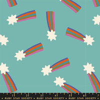 Mystic Fable Shooting Star Cottage Blue Yardage by Alexia Abegg for Ruby Star Society | RS4148 13